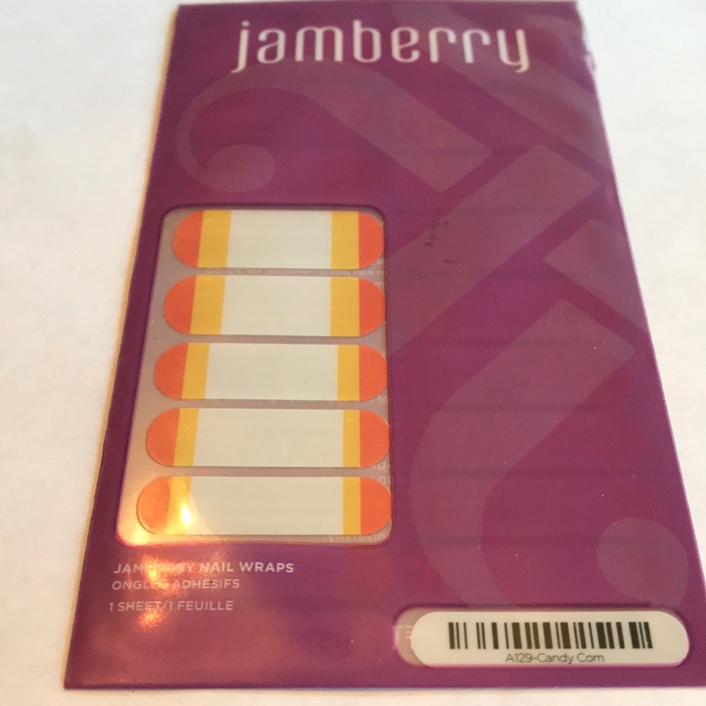 5/$10 jamberry nail wrap. Candy corn.